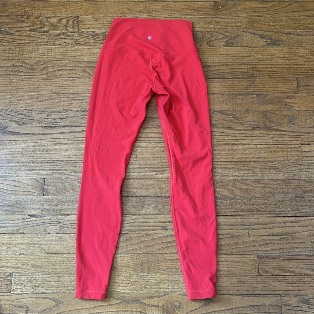 Lululemon Align High-Rise Pant 28 carnation red size 6